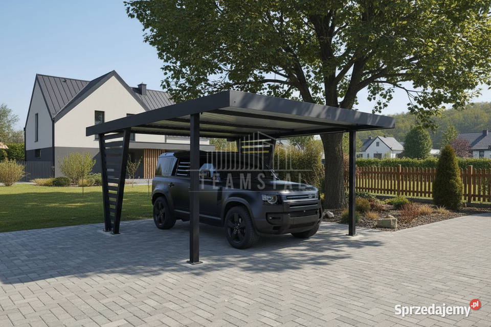 Carport V PREMIUM 45x45m Wypełnienie panelami 724zł/m2 Kalisz
