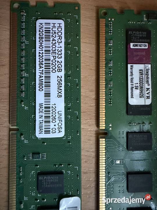 Pamięć RAM ddr3 DDR3 mazowieckie Radom