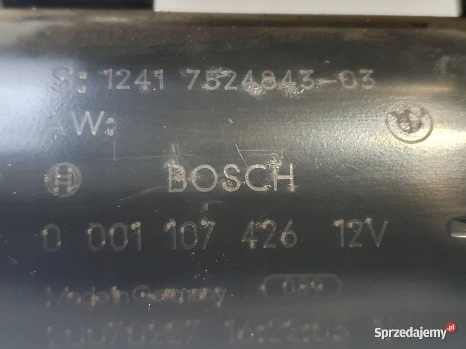 ROZRUSZNIK BMW E46 E90 E87 20 i bosch 0001107426