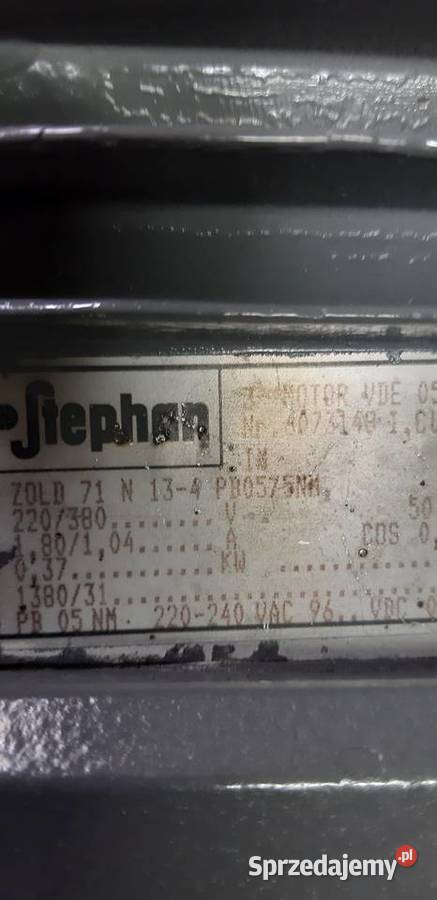 Motoreduktor 037 kW 31 obr Leszno