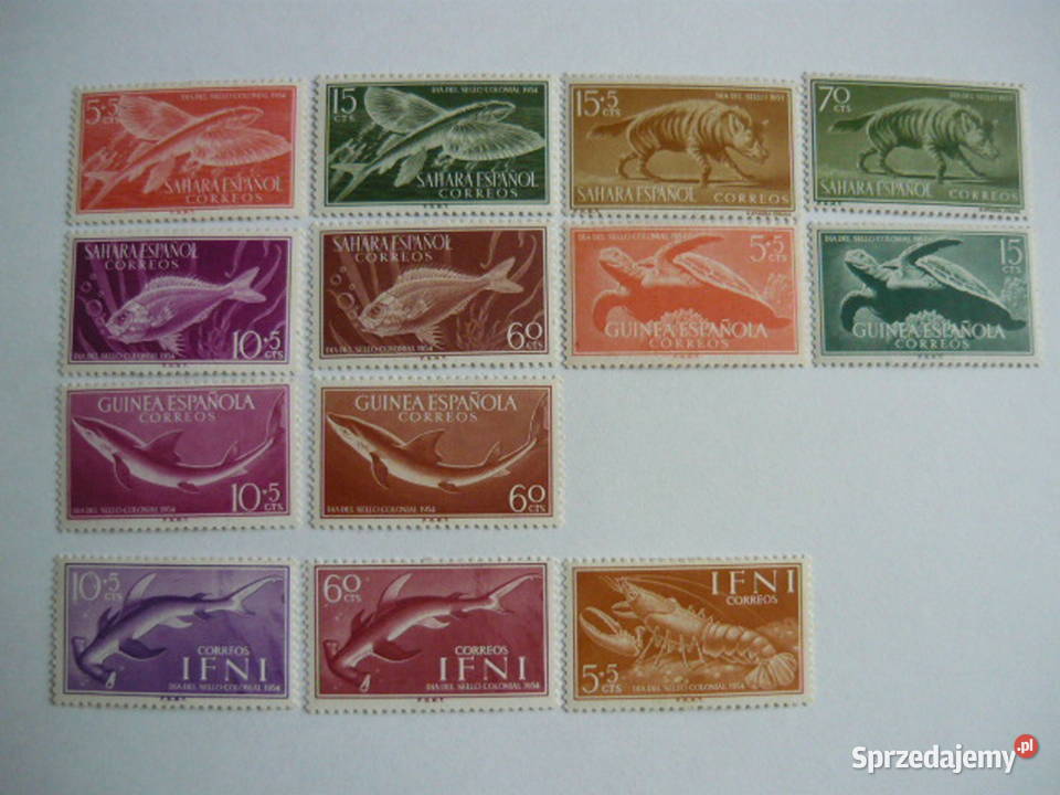 Znaczki Sahara Espanol Myszków