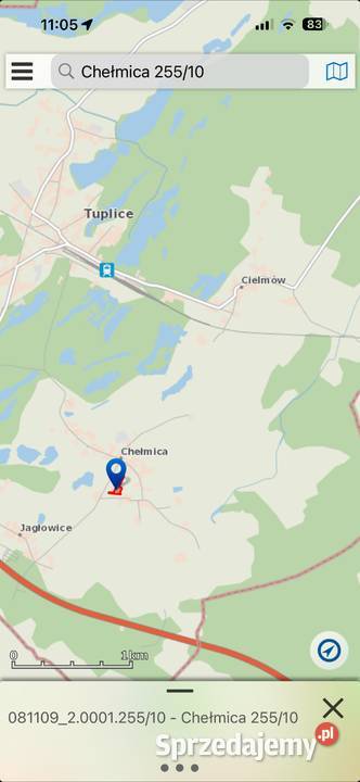 Działka budowlana kolorowe jeziorka