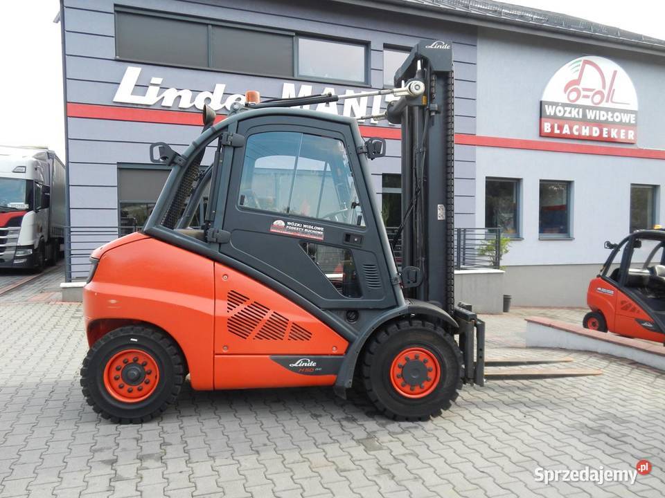 Wózek widłowy Linde H50D02 Przesuw boczny BD2211 Wózki widłowe Mogilany