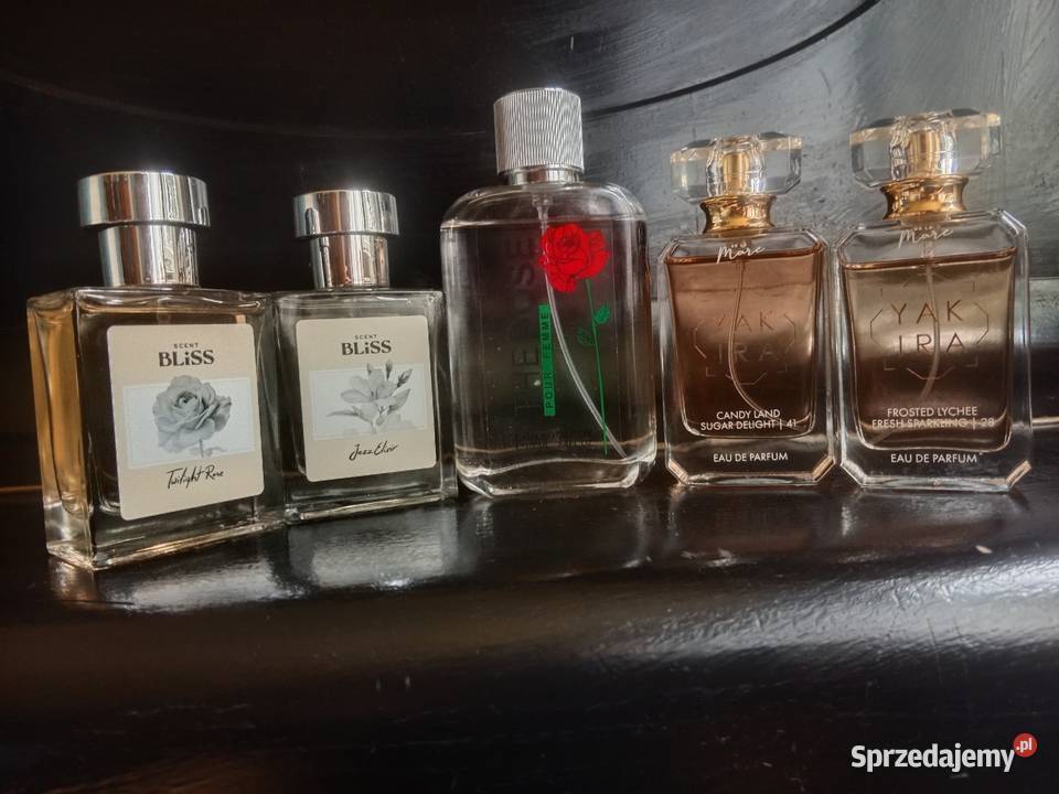 Zestaw 5 Perfum Damskich Scent Bliss Yakira The Ruda Śląska sprzedam