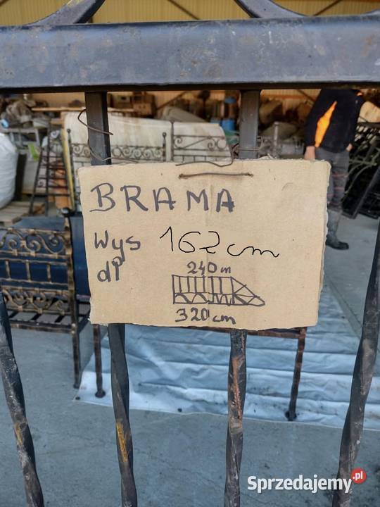 Brama wiazdowa kowalska kuta Krosno sprzedam