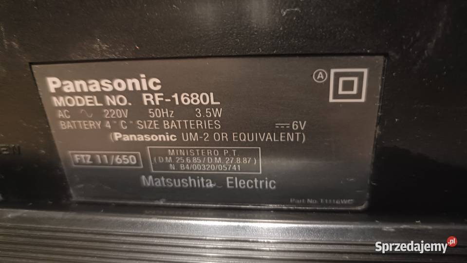 Panasonic RF1680L Poznań