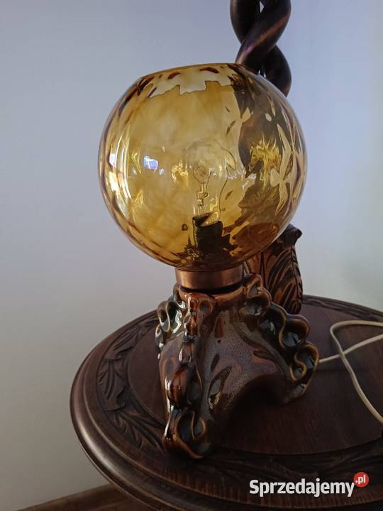 Lampa z Mirostowickich Zakładów Ceramicznych Lipno