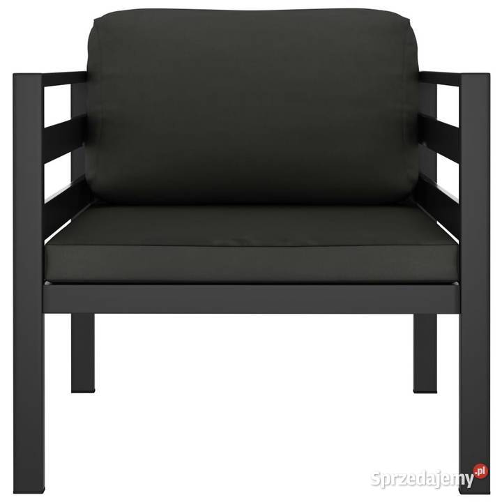 vidaXL Fotel z poduszkami aluminium Warszawa