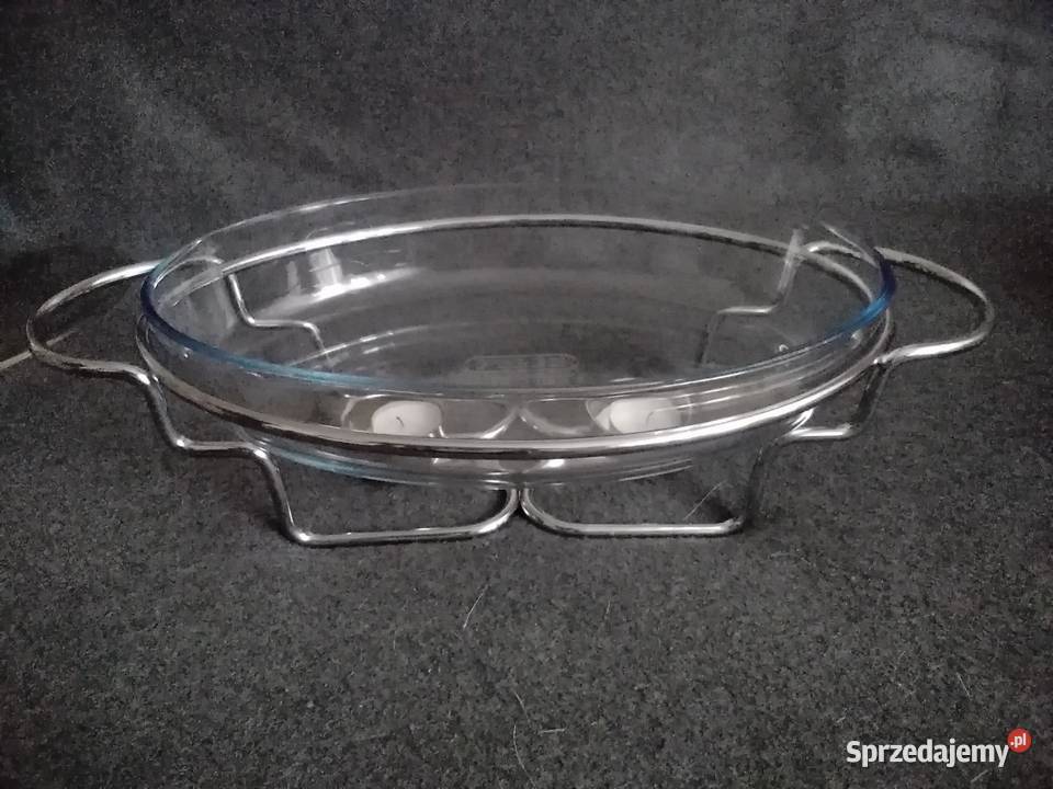 Naczynie żaroodporne z podgrzewaczem Łódź sprzedam