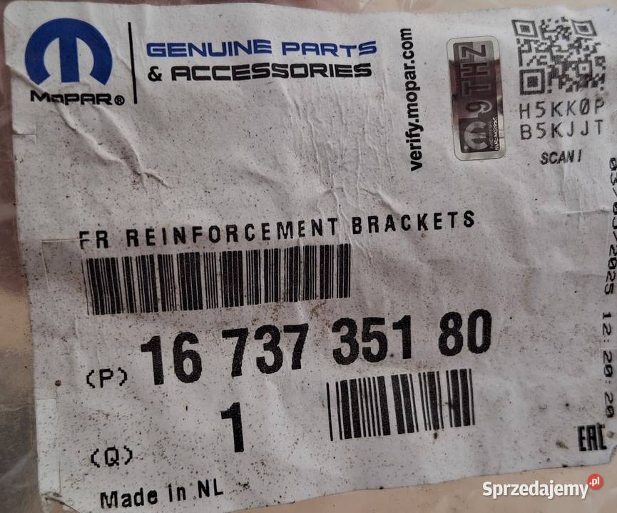 CITROEN C3 III UCHWYT WSPORNIK MOCOWANIE GRILLA Bieleń