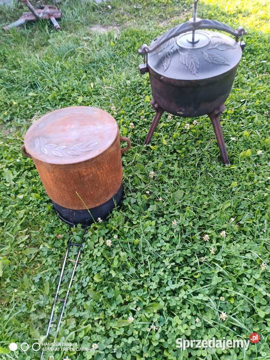 Kociołek żeliwny garnek żeliwny Bobrek