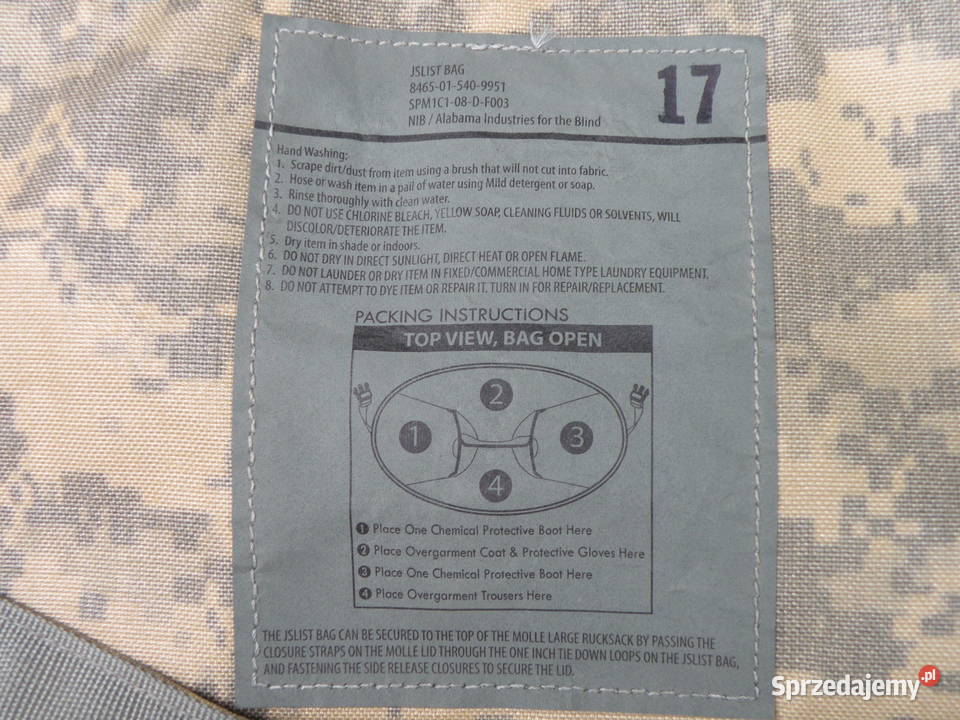 Plecakzasobnik ucp JSLIST BAG molle II Wrocław