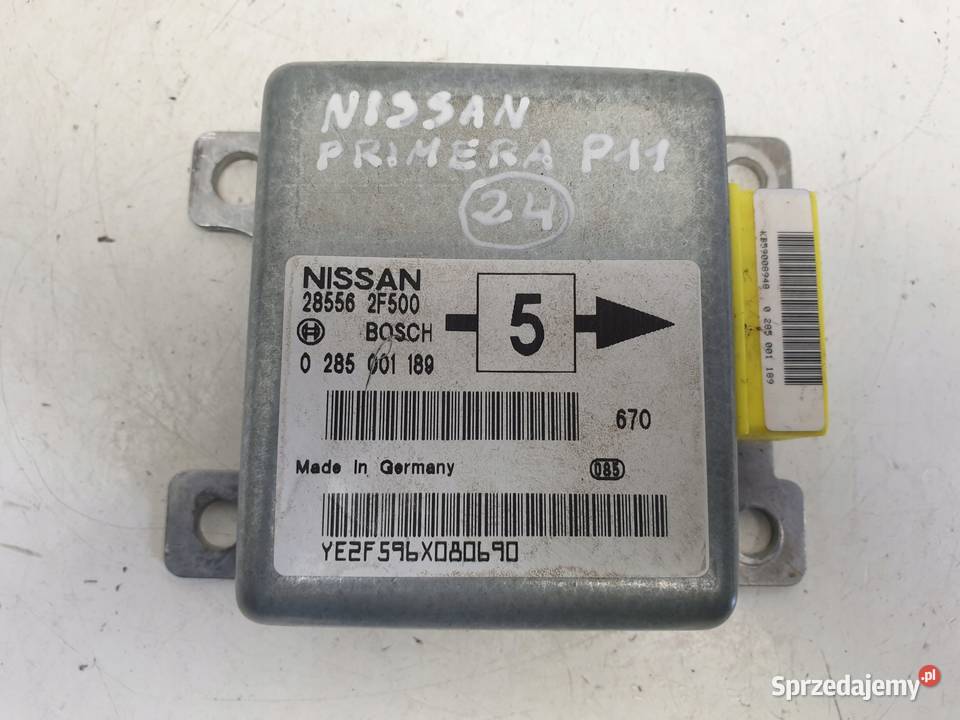 Primera P11 MODUŁ PODUSZEK Sensor 285562F500 Poduszki powietrzne Poduszki powietrzne Janów