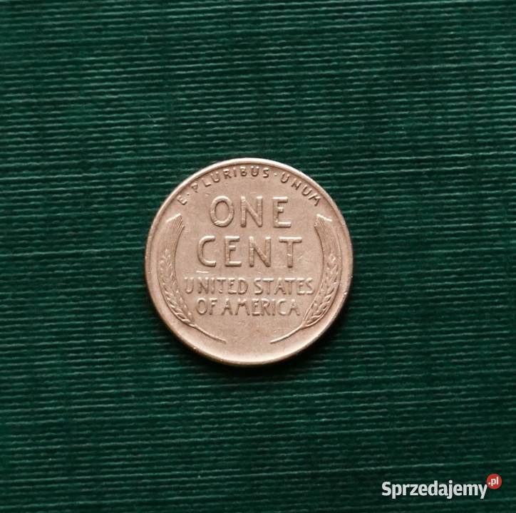USA 1 cent 1941r Wheat Penny Lincoln Znak Gliwice