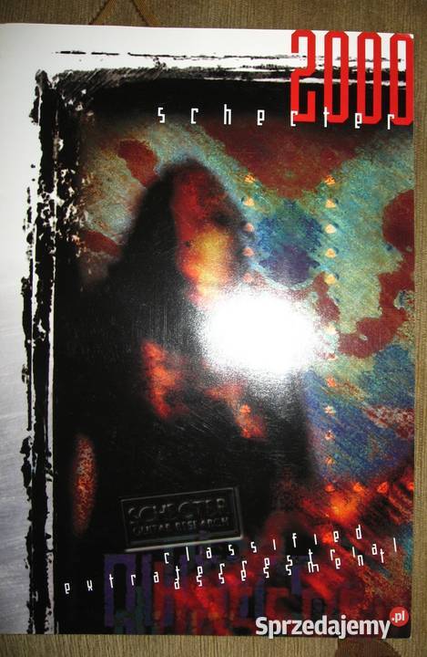 Schecter 2000 guitar catalog katalog gitar pomorskie