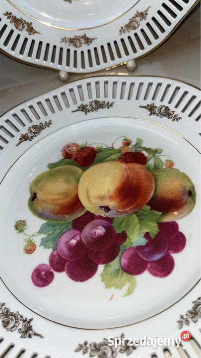 Talerz z owocami Z ażurem