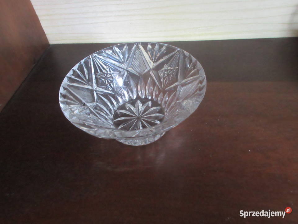 Ozdobne kryształy półmiski salterki Słupca