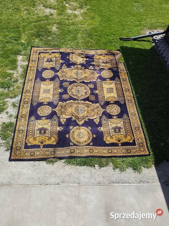 Zabytkowy dywan TEBA Kasak 360x290 wełna antyk Antyki