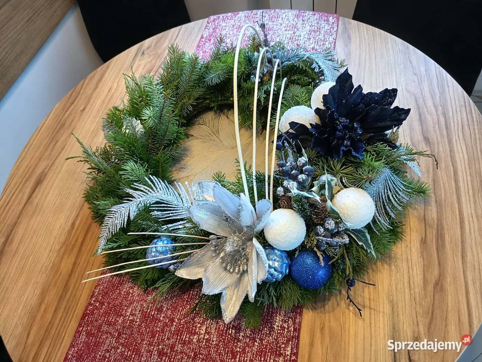 Wieniec wianek świąteczny stroik z żywej choiny podkarpackie Brzóza Królewska sprzedam
