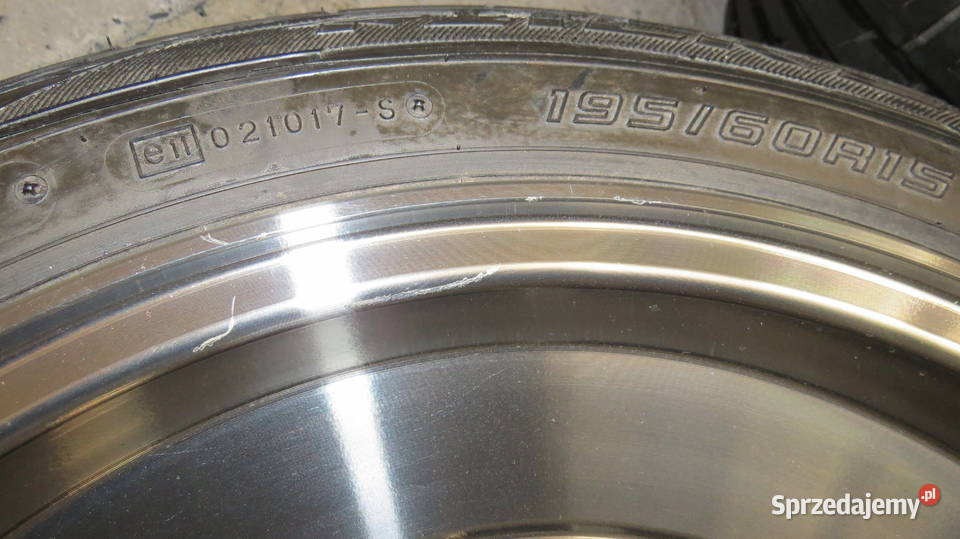 Felgi Rota bm8 R15x8 4x1143 z oponami Falken małopolskie Lipnica Górna