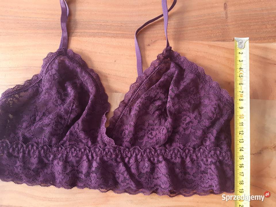 HM Biustonosz Koronkowy Majtki Figi Koronkowe