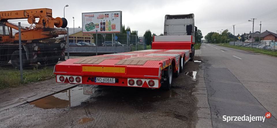 Naczepa 3 osiowa niskopodwoziowa bez najazdów pełny VAT Poznań