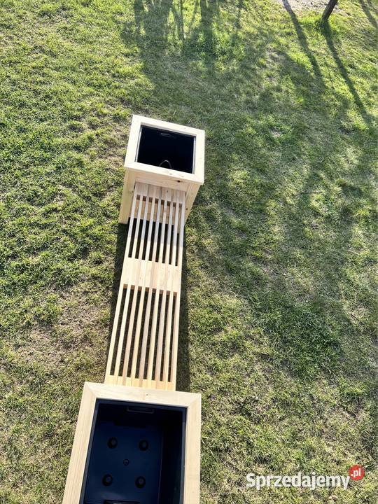 Donica drewniana z ławką Brzozówka sprzedam