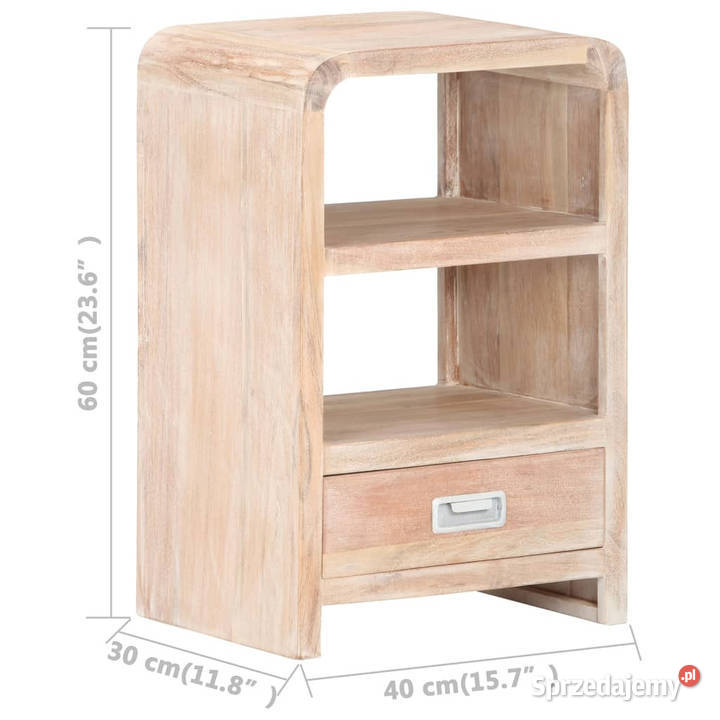 Szafka nocna 40 x 30 x 60 lite drewno akacjowe Warszawa