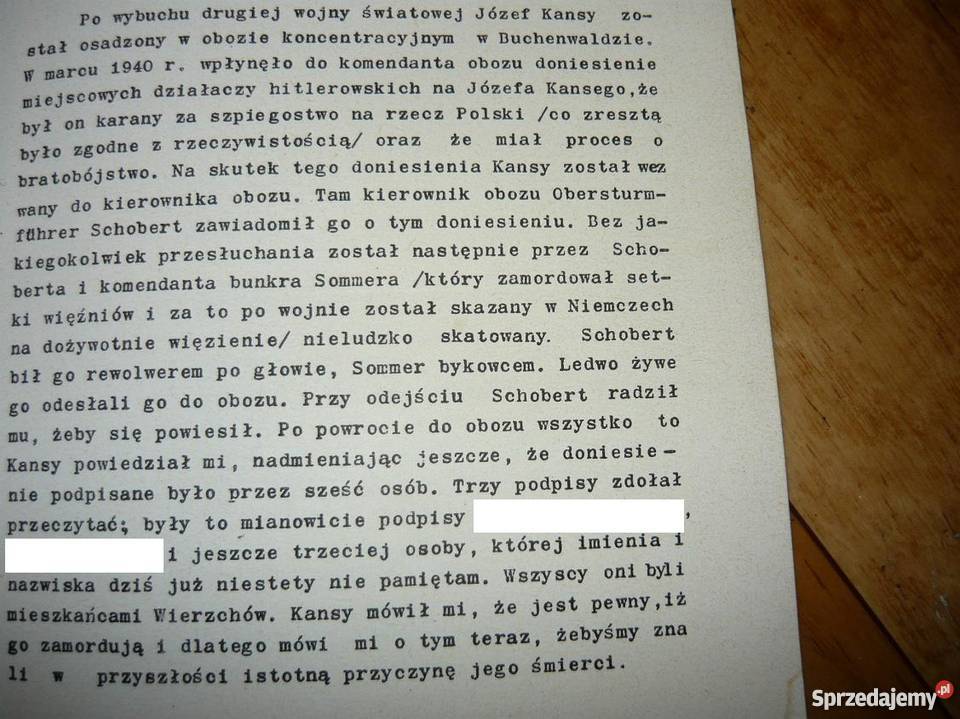 Major Józef Kansyistotna przyczyna śmierci Nowy Sącz