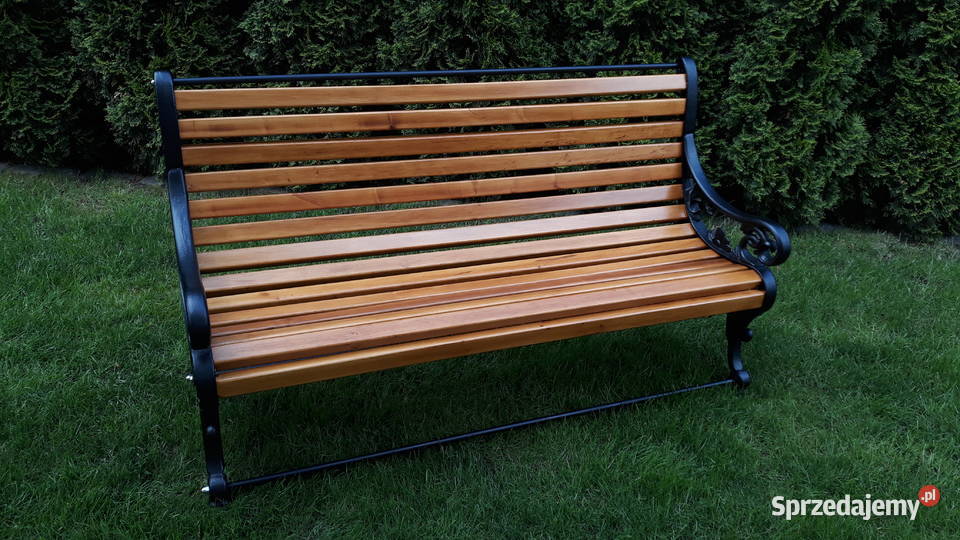 Ławka ogrodowa nogi żeliwne Ożarów Mazowiecki