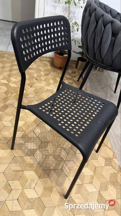 Krzesło czarne Ikea odbiór Lublin centrum lipowa Krzesła sprzedam