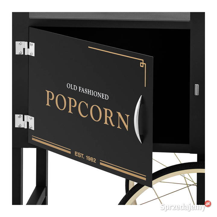 Wózek do maszyny do popcornu czarnozłoty Częstochowa