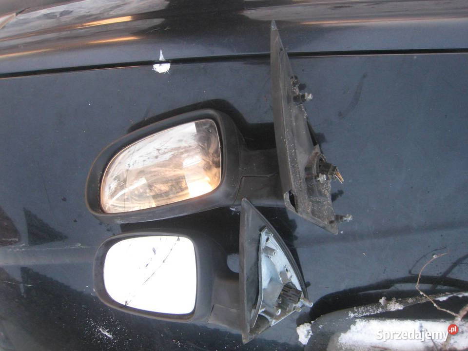 Lusterko lewe granatowe czarne zewnętrzne Kraków