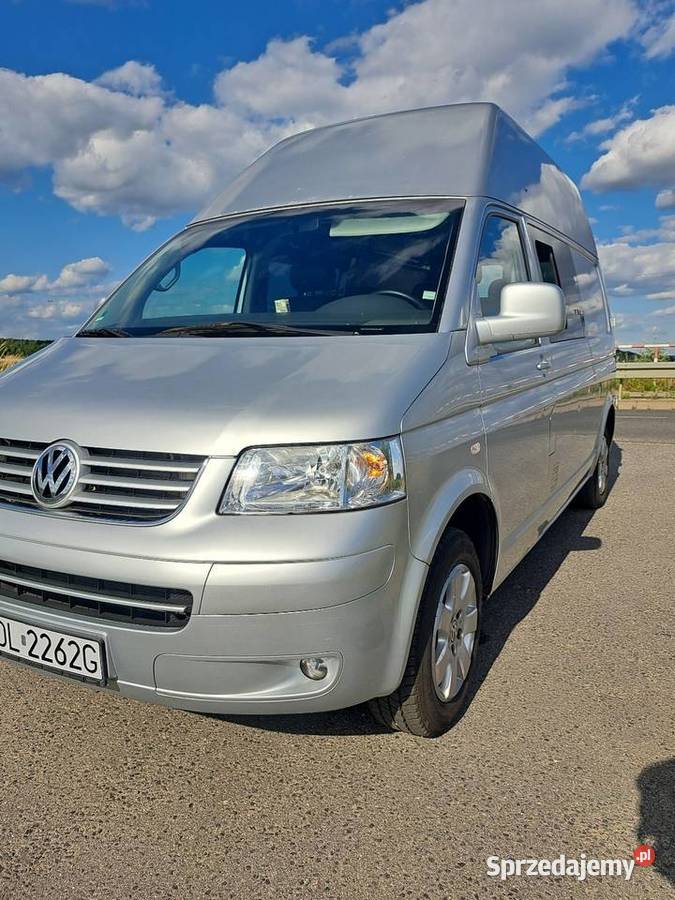 VW T5 wysoki długi 25 TDI 174 Automat immobilizer dolnośląskie Oleśnica