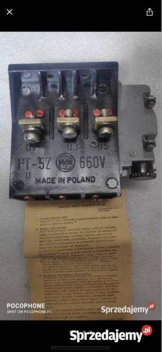 Przekaźnik termiczny PT5Z TERMIK ZAKRES 60A80A Pozostałe śląskie sprzedam