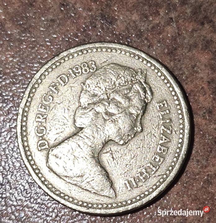 Moneta One Pound 1983 decus et tutamen