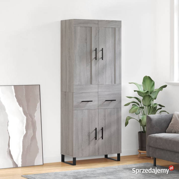 Witrynka szary dąb sonoma 695x34x180 materiał sprzedam