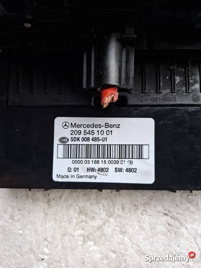 Sterownik Skrzynka SAM Mercedes W203 22 Wisznice