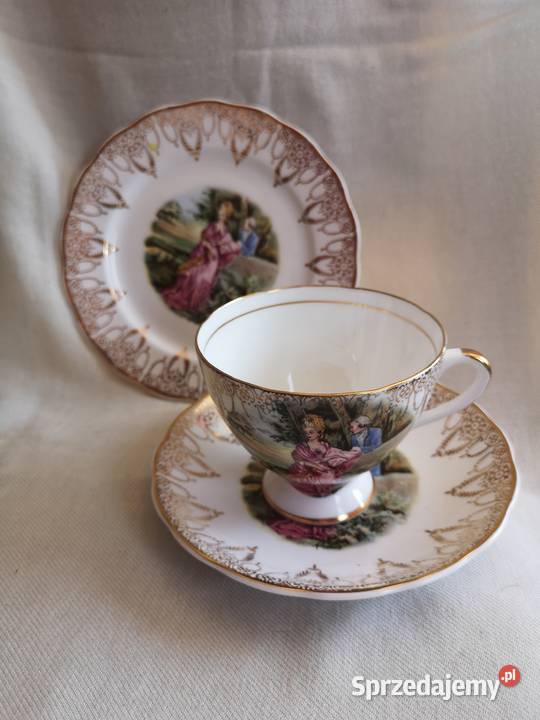 Filiżanka z talerzykiem deserowym Cobrige Gdańsk
