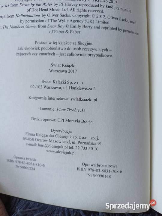 Książka Zapisane w wodzie Paula Hawkins kujawsko-pomorskie Włocławek