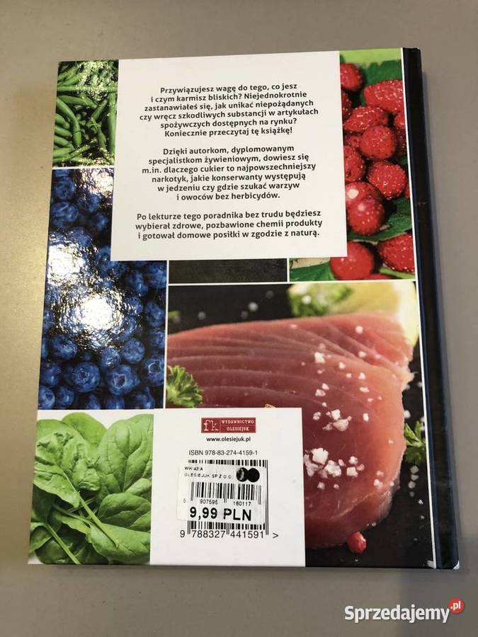 Książka Kuchnia bez chemii Patrycja Mazur Joanna Straszyn sprzedam