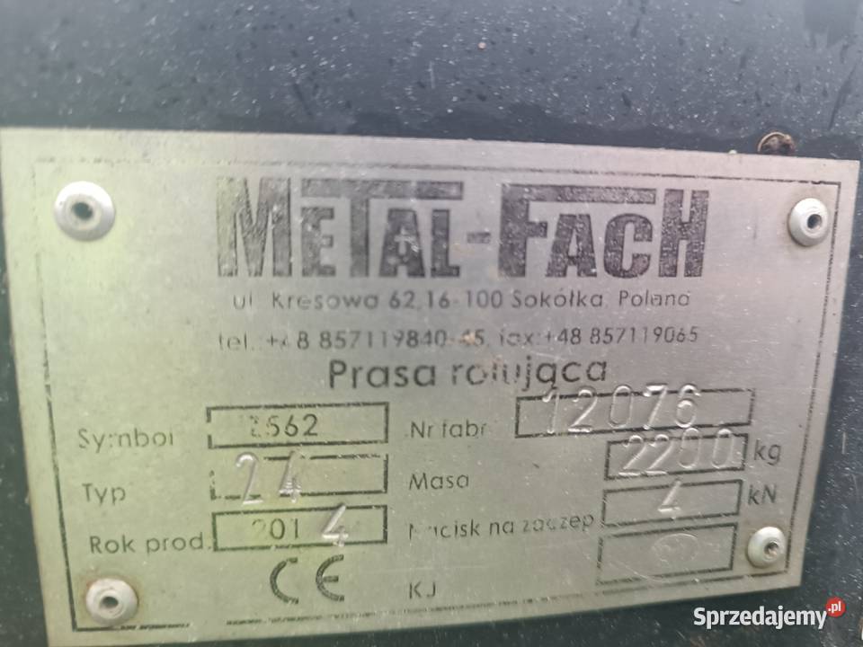 Metal fach z562RN 2014 nieuszkodzony podlaskie Suwałki