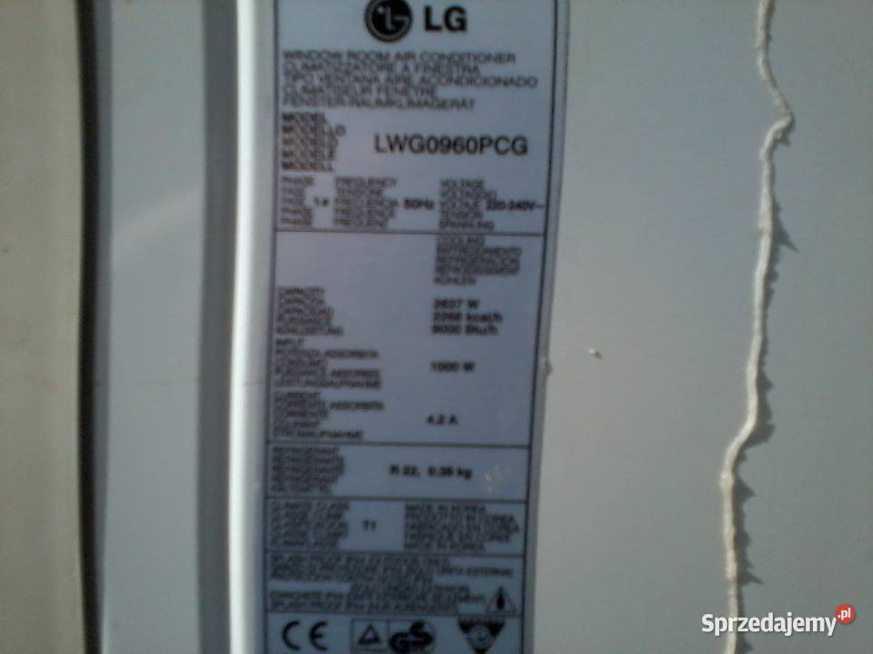 klimatyzator okienny LG Kosowy