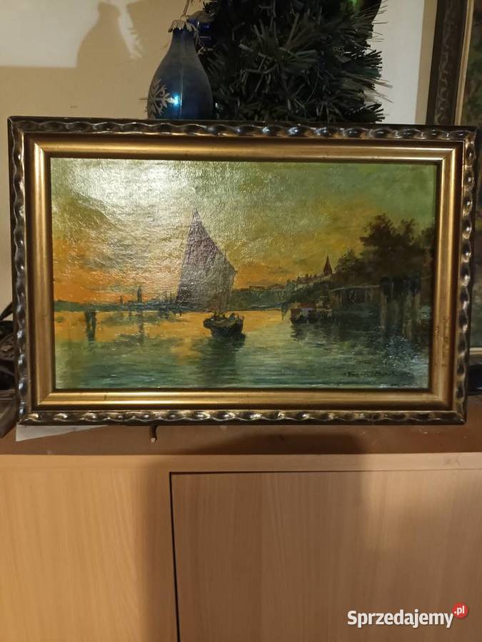 Zachód słońca Wenecją śląskie Bielsko-Biała