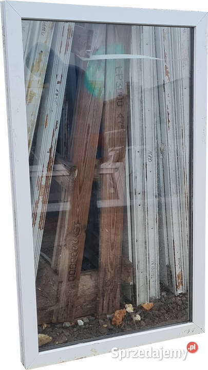 OKNA KacprzaK Witryna 79x129 FIX Używany PCV Okna ścienne Siedlce