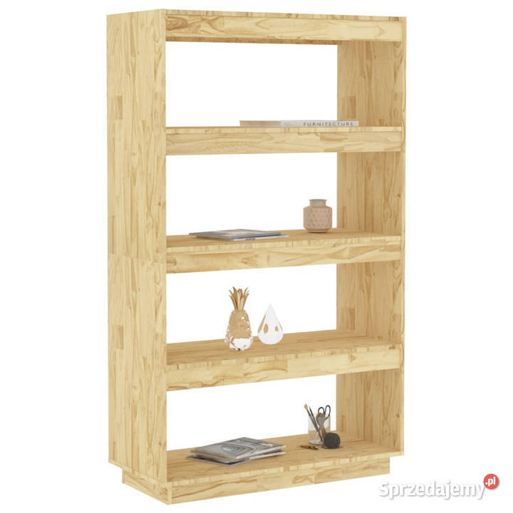 Regał na książkiprzegroda 80x35x135 lite drewno Warszawa
