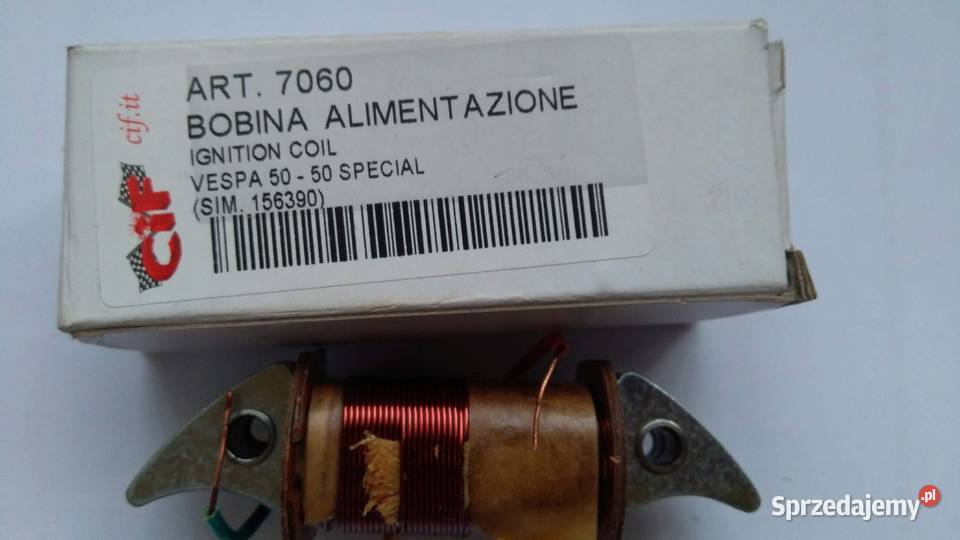 CEWKA ZAPŁONOWA ISKROWNIK PIAGGIO VESPA 50 Bielsk Podlaski