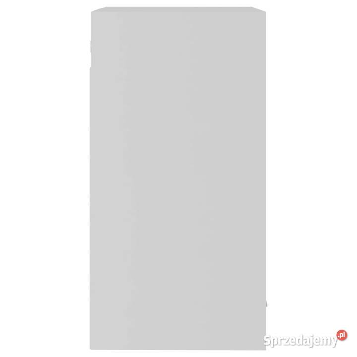 Szafka wisząca z szybą biała 40x31x60 WM802505