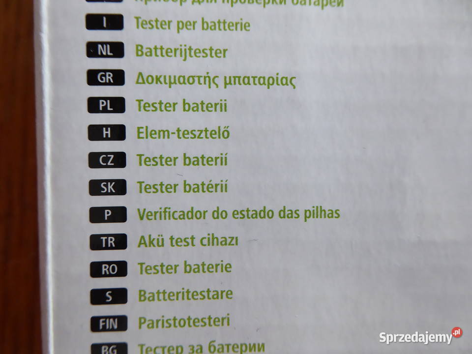 Nieużywany tester baterii 15V9V HAMA Olsztyn