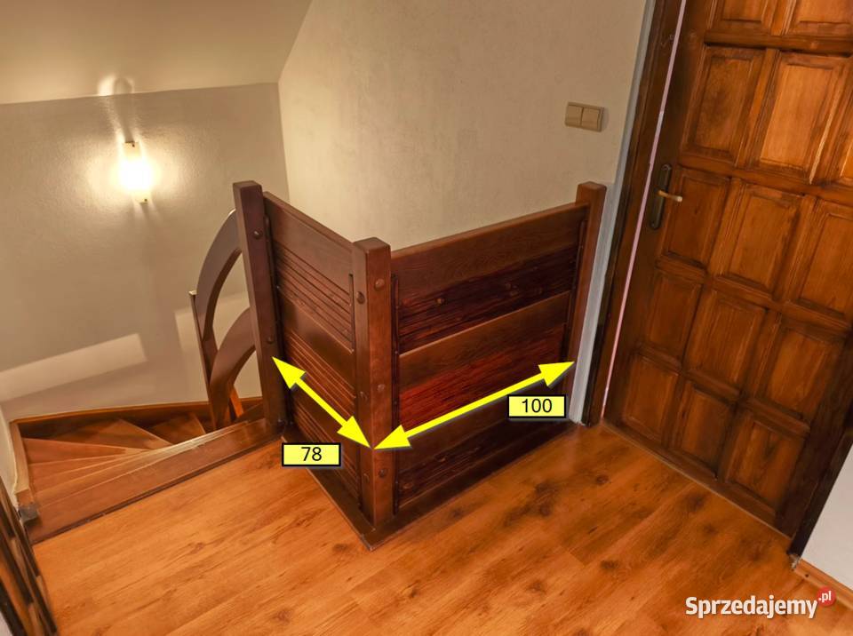 Schody drewniane samonośne lubelskie Ryki sprzedam